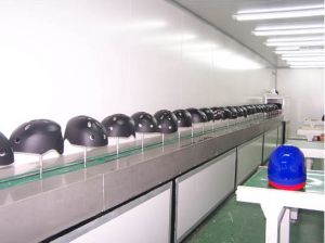 摩托車、電動(dòng)車頭盔噴漆線工藝